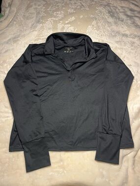 Women’s Black Workout Quarter-Zip